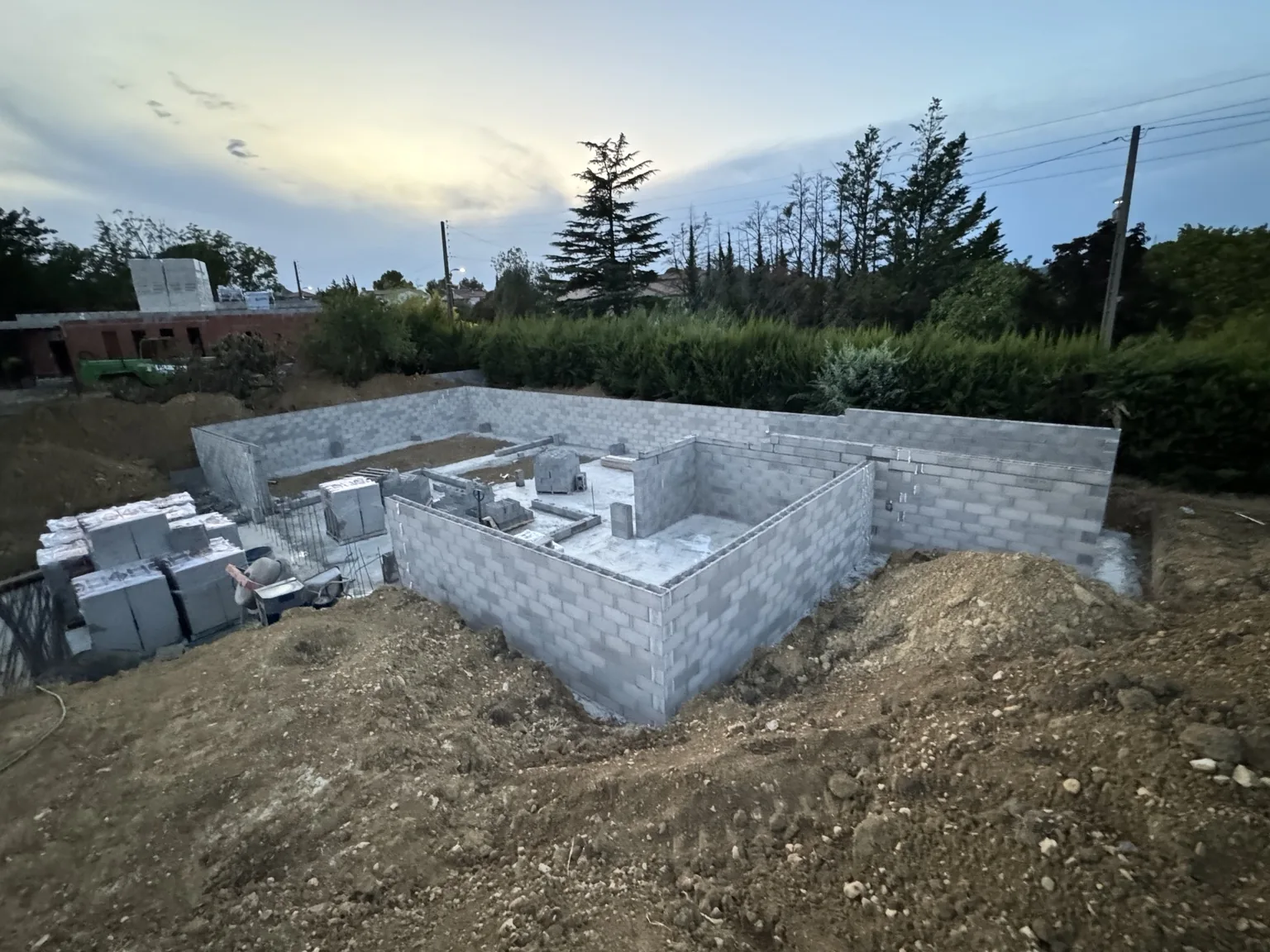 Terrasse béton